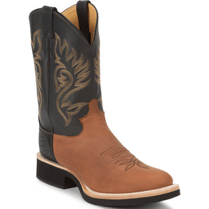 Justin Boots Boots Justin Men's Paluxy Tekno Crepe Brown Western Boots 5008