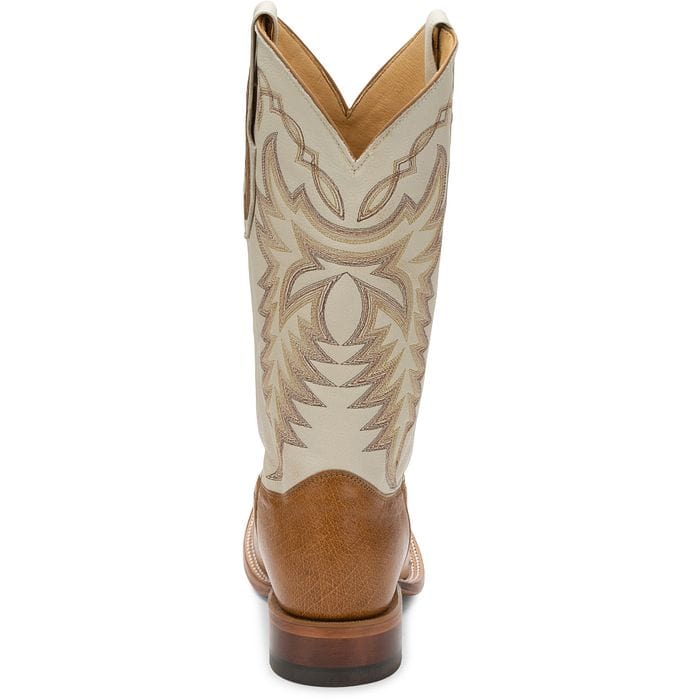 Justin Boots Boots Justin Men's Pascoe Antique Saddle Smooth Ostrich Western Boots 8294