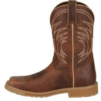 JUSTIN BOOTS Boots Justin Men's Pecan Daywork Waterproof Western Work Boots SE4242