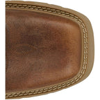 JUSTIN BOOTS Boots Justin Men's Pecan Daywork Waterproof Western Work Boots SE4242