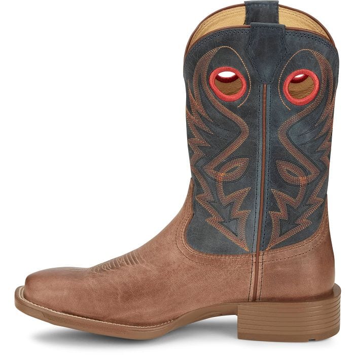 JUSTIN BOOTS Boots Justin Men's Pickett Brown/Blue Western Boots UN7152