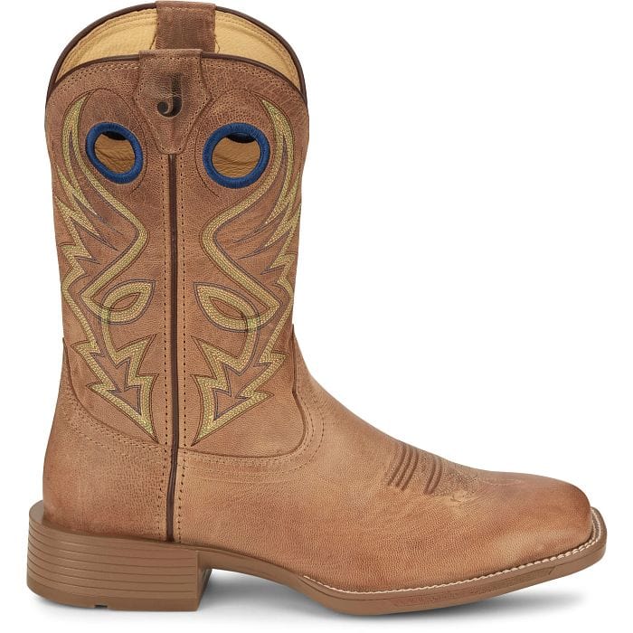 JUSTIN BOOTS Boots Justin Men's Pickett Light Oak Western Boots UN7150