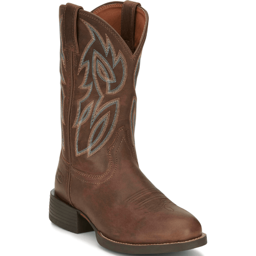 Justin Men's Rendon Pecan Western Boots SE7530 – Russell's Western