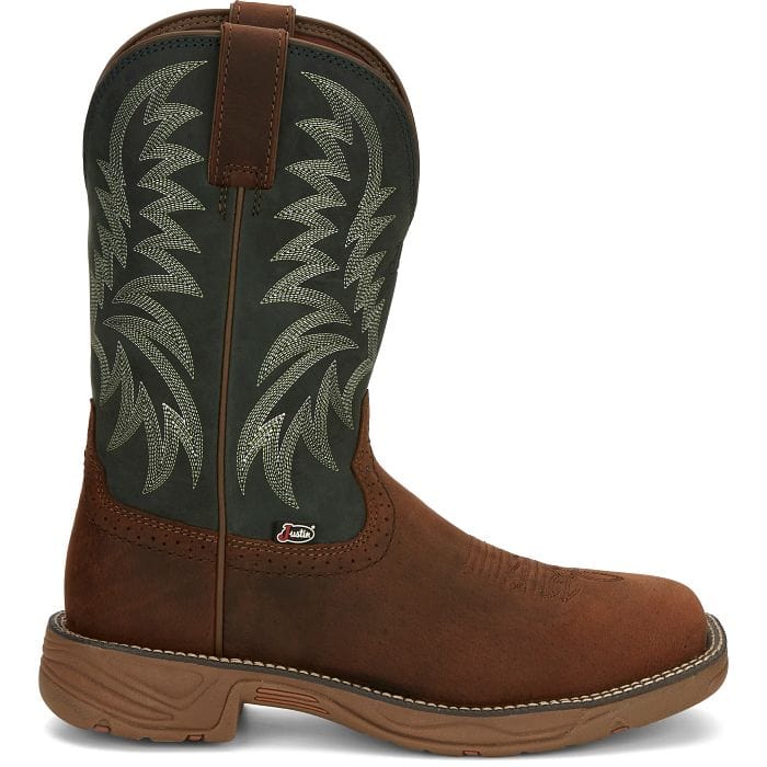 Justin Men's Rush Pecan Brown Western Boots SE7401 – Russell's