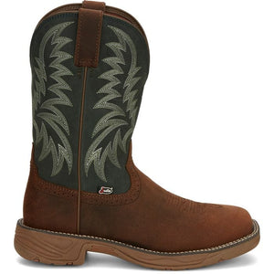 Justin Boots Boots Justin Men's Rush Pecan Brown Western Boots SE7401