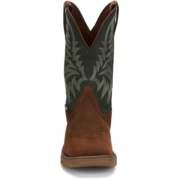 Justin Boots Boots Justin Men's Rush Pecan Brown Western Boots SE7401