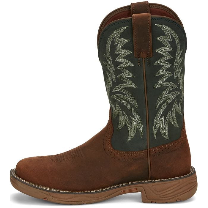 Justin Boots Boots Justin Men's Rush Pecan Brown Western Boots SE7401