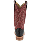 JUSTIN BOOTS Boots Justin Men's Shadow Black Chisolm Full Quill Ostrich Exotic Boots JE8171