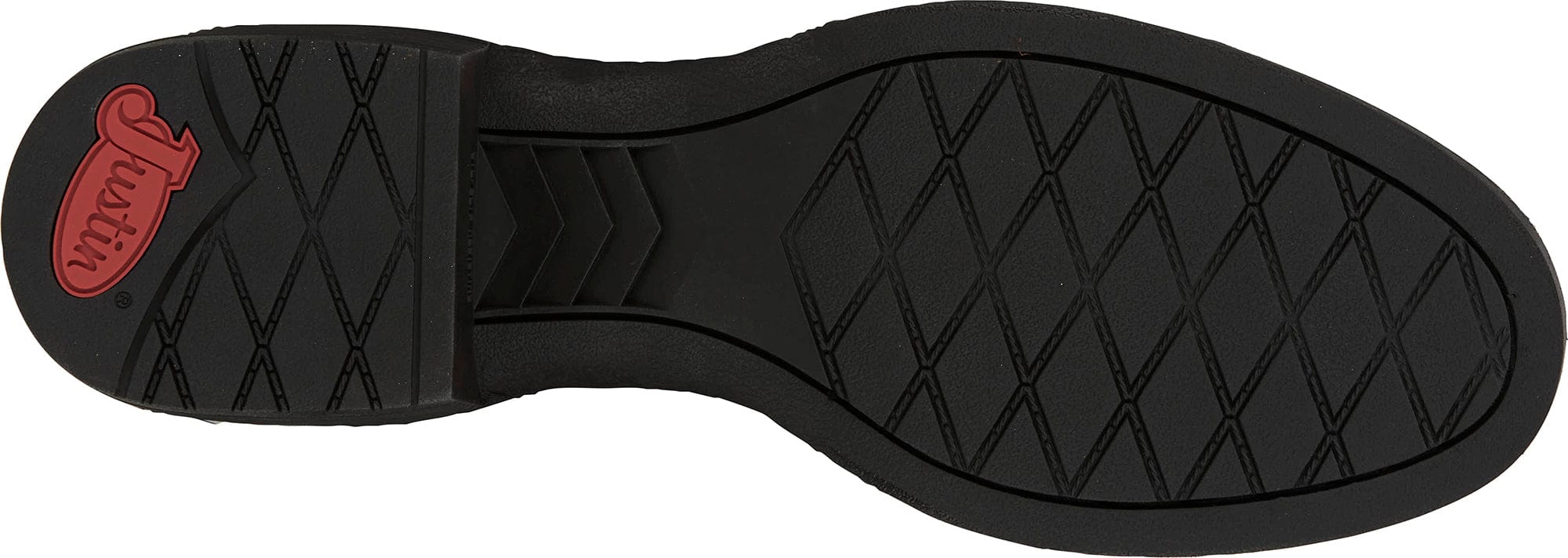 Justin Boots Boots Justin Men's Stampede Kilgore Jet Black Round Toe Roper Boots SE7500