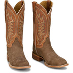 JUSTIN BOOTS Boots Justin Men's Tan Cowman Shrunken Shoulder Cowboy Boots CX1322
