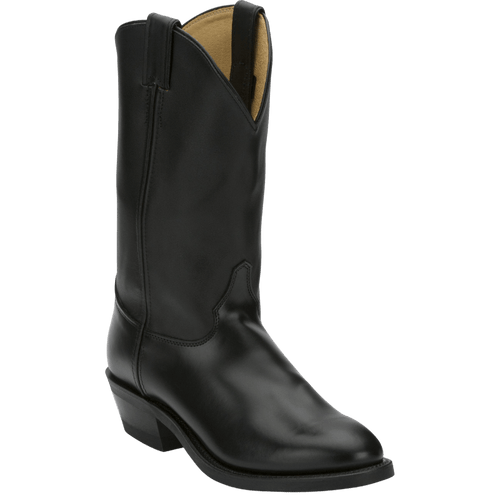Justin 3040 - Black Melo-veal – Russell's Western Wear, Inc.