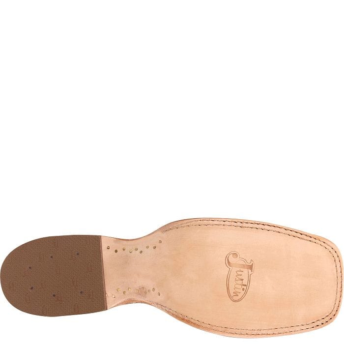 JUSTIN BOOTS Boots Justin Men's Vintage Tan Chisolm Full Quill Ostrich Exotic Boots JE8173