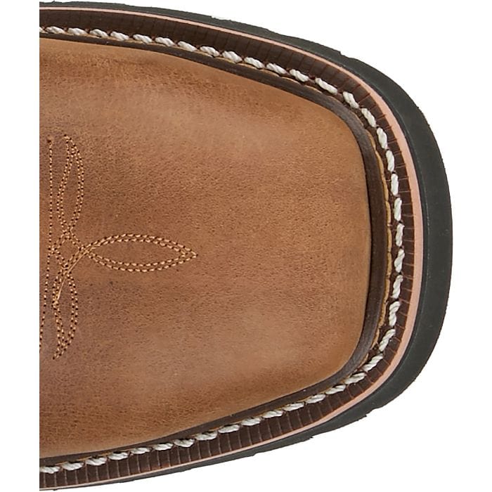 JUSTIN BOOTS Boots Justin Men's Walnut Ames Steel Toe Work Boots HL4223