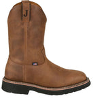 JUSTIN BOOTS Boots Justin Men's Walnut Ames Steel Toe Work Boots HL4223