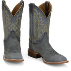 JUSTIN BOOTS Boots Justin Men's Weathered Grey Rancho Western Boots BR391