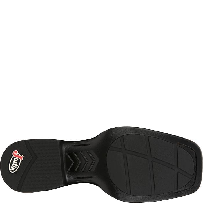 Justin Men's Zeke Black Western Boots UN7132 – Russell's Western