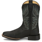 JUSTIN BOOTS Boots Justin Men's Zeke Black Western Boots UN7132