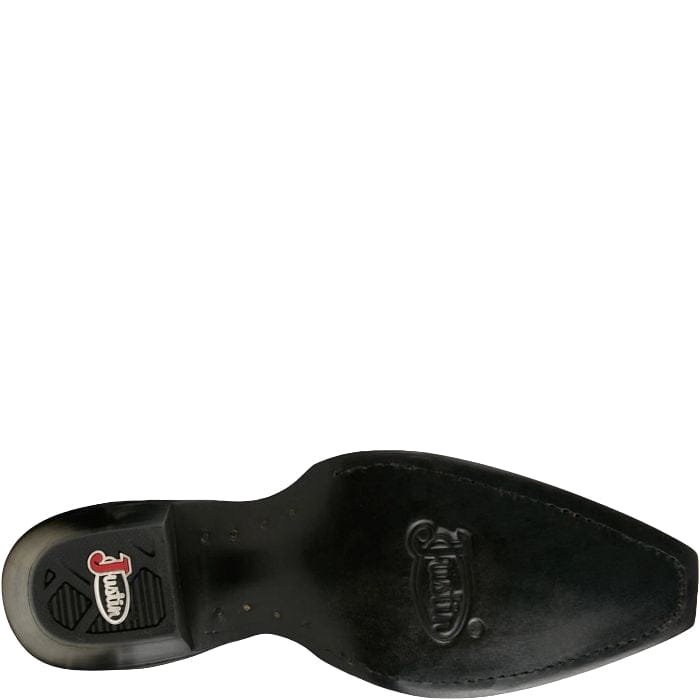 JUSTIN BOOTS Boots Justin Women's Black Bev Fringe Booties VN4425