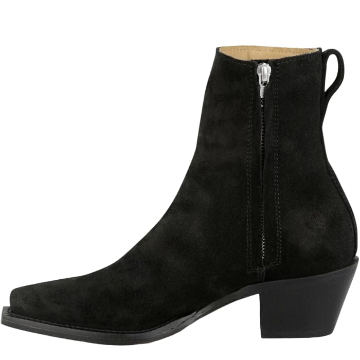 JUSTIN BOOTS Boots Justin Women's Black Bev Fringe Booties VN4425