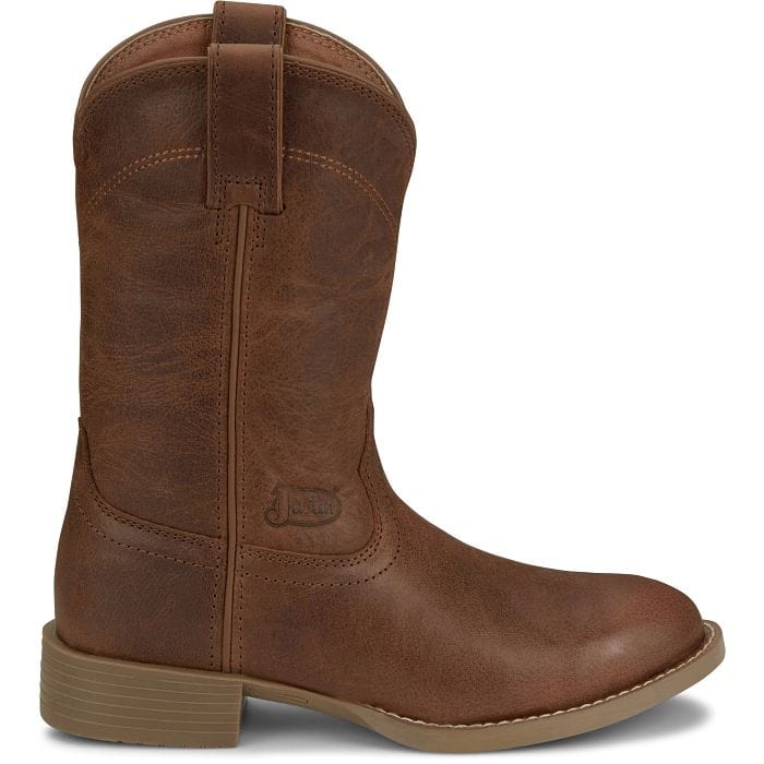 JUSTIN BOOTS Boots Justin Women's Blain Chocolate Roper Boots SE7701