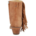JUSTIN BOOTS Boots Justin Women's Brown Bev Fringe Booties VN4426