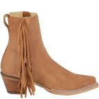 JUSTIN BOOTS Boots Justin Women's Brown Bev Fringe Booties VN4426