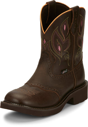 Justin Boots Boots Justin Women's Gypsy Gemma Dark Brown Square Toe Western Boots GY9526