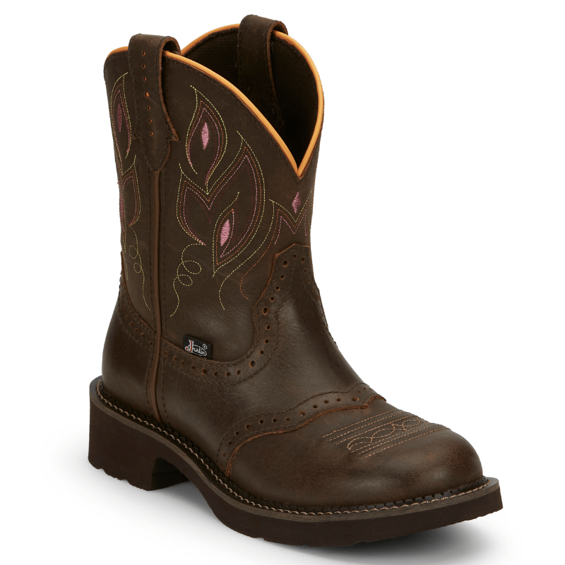 Justin Boots Boots Justin Women's Gypsy Gemma Dark Brown Square Toe Western Boots GY9526