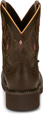 Justin Boots Boots Justin Women's Gypsy Gemma Dark Brown Square Toe Western Boots GY9526