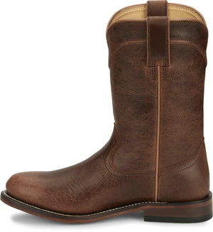 Justin Boots Boots Justin Women's Holland Brown Round Toe Roper Boots RP3311