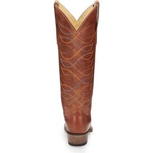 Justin Boots Boots Justin Women's Whitley Rustin Amber 15" Western Boots VN4461