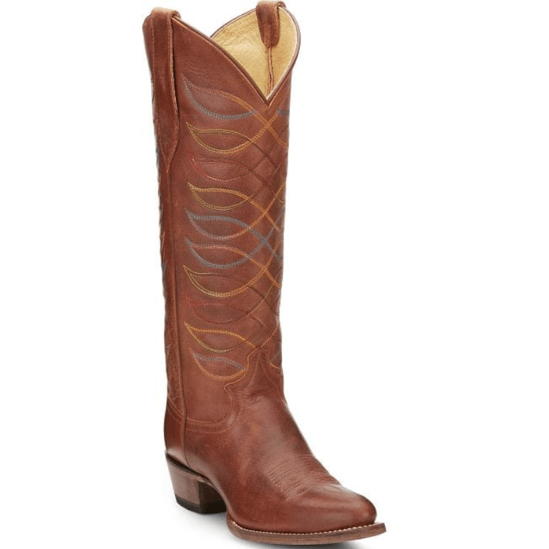 Justin Women s Whitley Rustin Amber 15 Western Boots VN4461