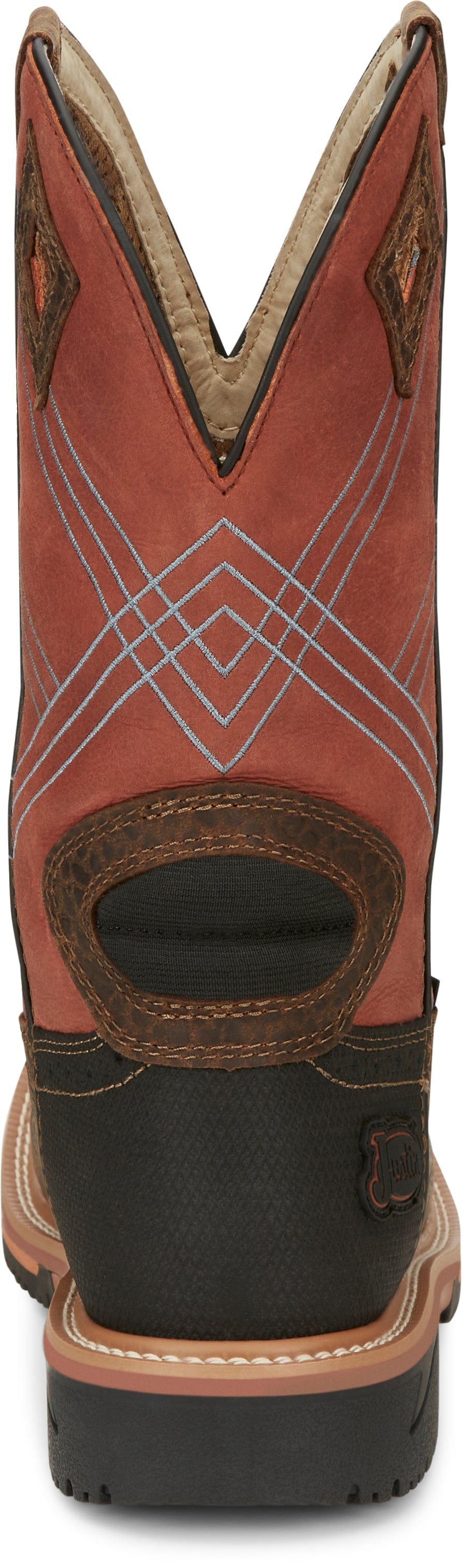 Justin Men's Dalhart Brown Nano Composite Toe Waterproof Work Boot
