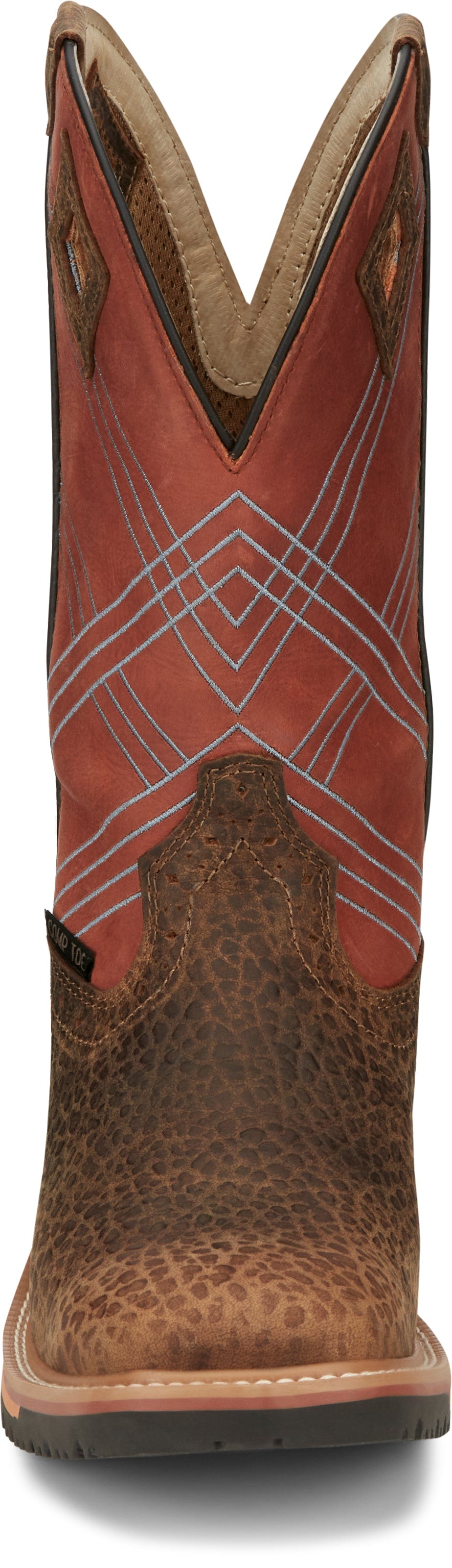 Justin Men's Dalhart Brown Nano Composite Toe Waterproof Work Boot