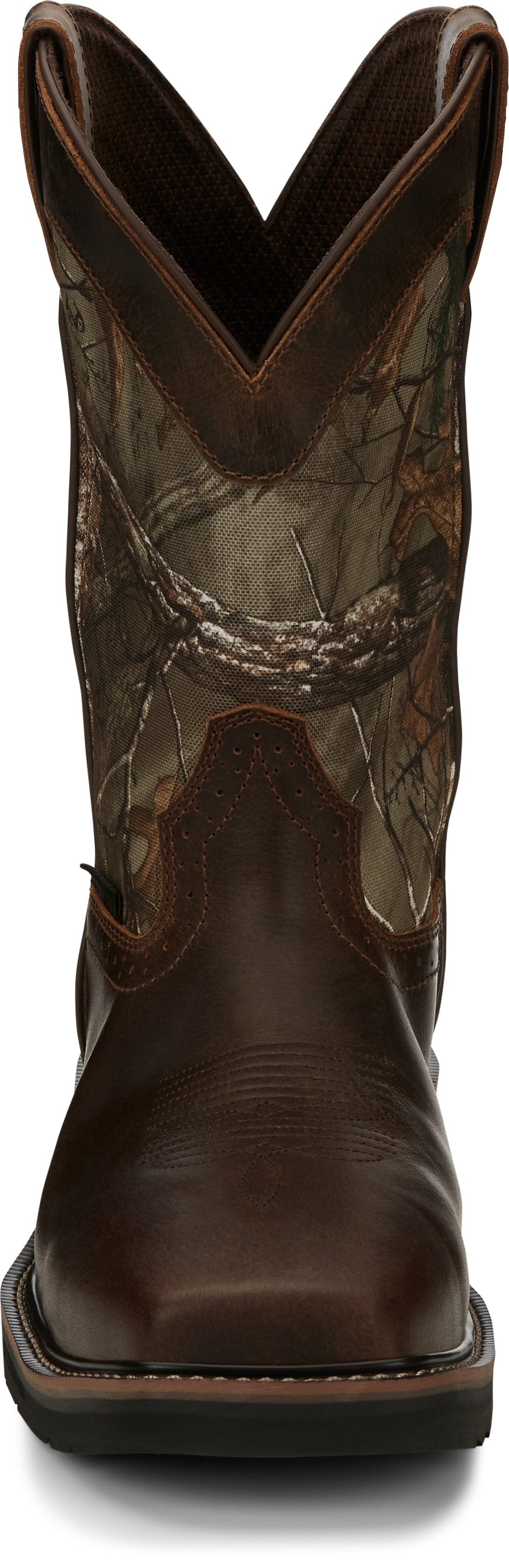 Justin Men's Trekker Chocolate Brown Composite Toe Waterproof Work