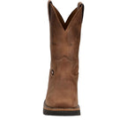 JUSTIN Boots Justin Men's Ames Walnut Pull On Work Boot HL4222