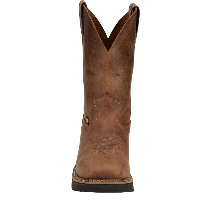 JUSTIN Boots Justin Men's Ames Walnut Pull On Work Boot HL4222