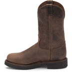 JUSTIN Boots Justin Men's Balusters Bay Gaucho Brown Work Boots 4444