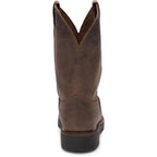 JUSTIN Boots Justin Men's Balusters Bay Gaucho Brown Work Boots 4444