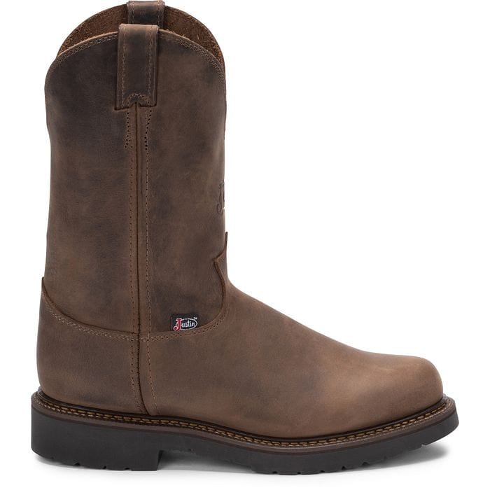 Justin Men's Balusters Bay Gaucho Brown Work Boots 4444
