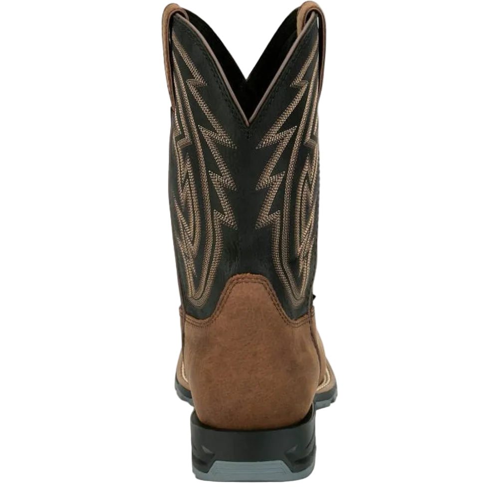 JUSTIN Boots Justin Men's Barwood Brown Lytle Waterproof Steel Toe Work Boots MV4591