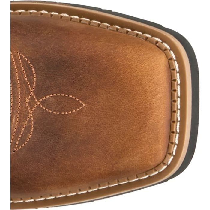JUSTIN Boots Justin Men's Bolt Pecan Brown Water Buffalo Waterproof Work Boots SE4131