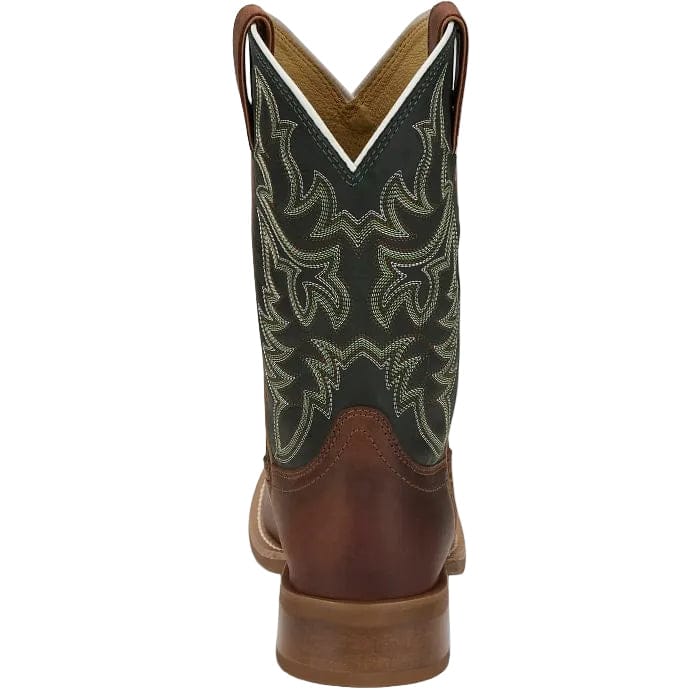 JUSTIN Boots Justin Men's Brown & Forest Green Wild Bill Western Boots FN7352