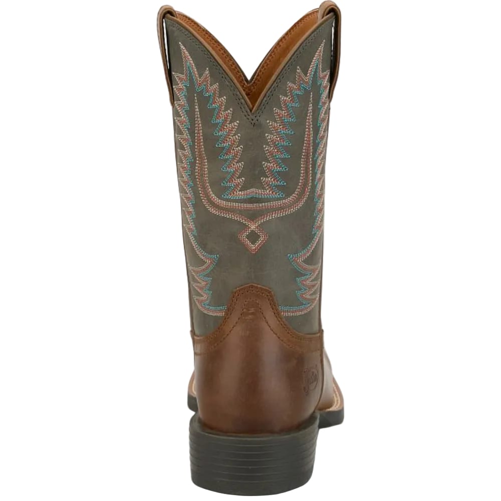 JUSTIN Boots Justin Men's Brown Gage Water Buffalo Square Toe Western Boots SE7534