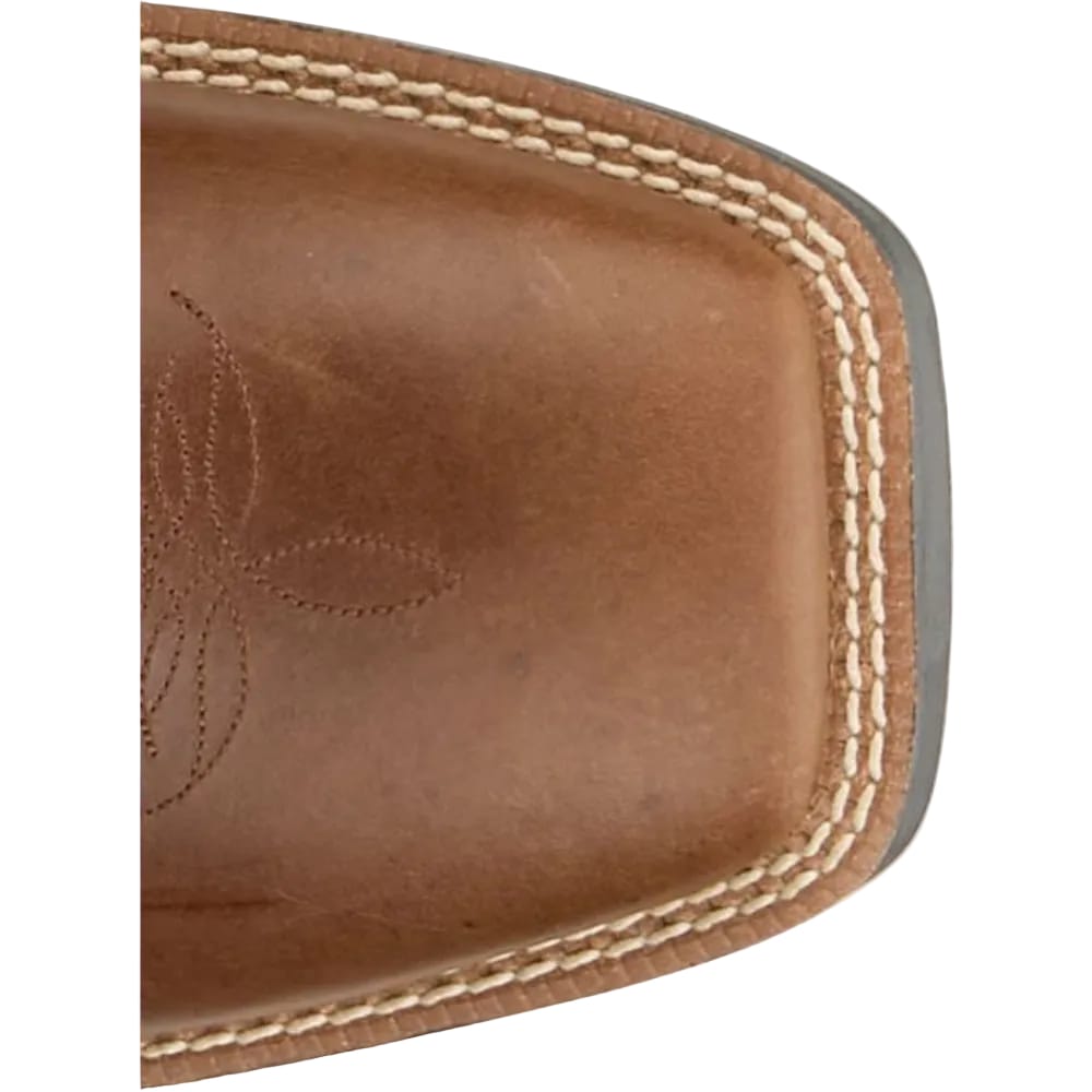JUSTIN Boots Justin Men's Brown Gage Water Buffalo Square Toe Western Boots SE7534