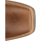 JUSTIN Boots Justin Men's Brown Gage Water Buffalo Square Toe Western Boots SE7534