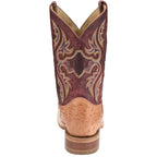 JUSTIN Boots Justin Men's Cognac Vintage Moseley Full Quill Ostrich Exotic Boots JE5170