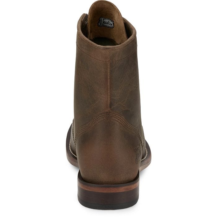 JUSTIN Boots Justin Men's Drennan Lace Up Khaki Roper Boots RP501