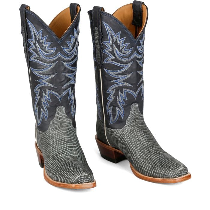 JUSTIN Boots Justin Men's Dusty Kimble Ring Lizard Exotic Western Boots JE8319
