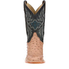 JUSTIN Boots Justin Men's Moseley Coffee Brown Full Quill Ostrich Boots JE5172